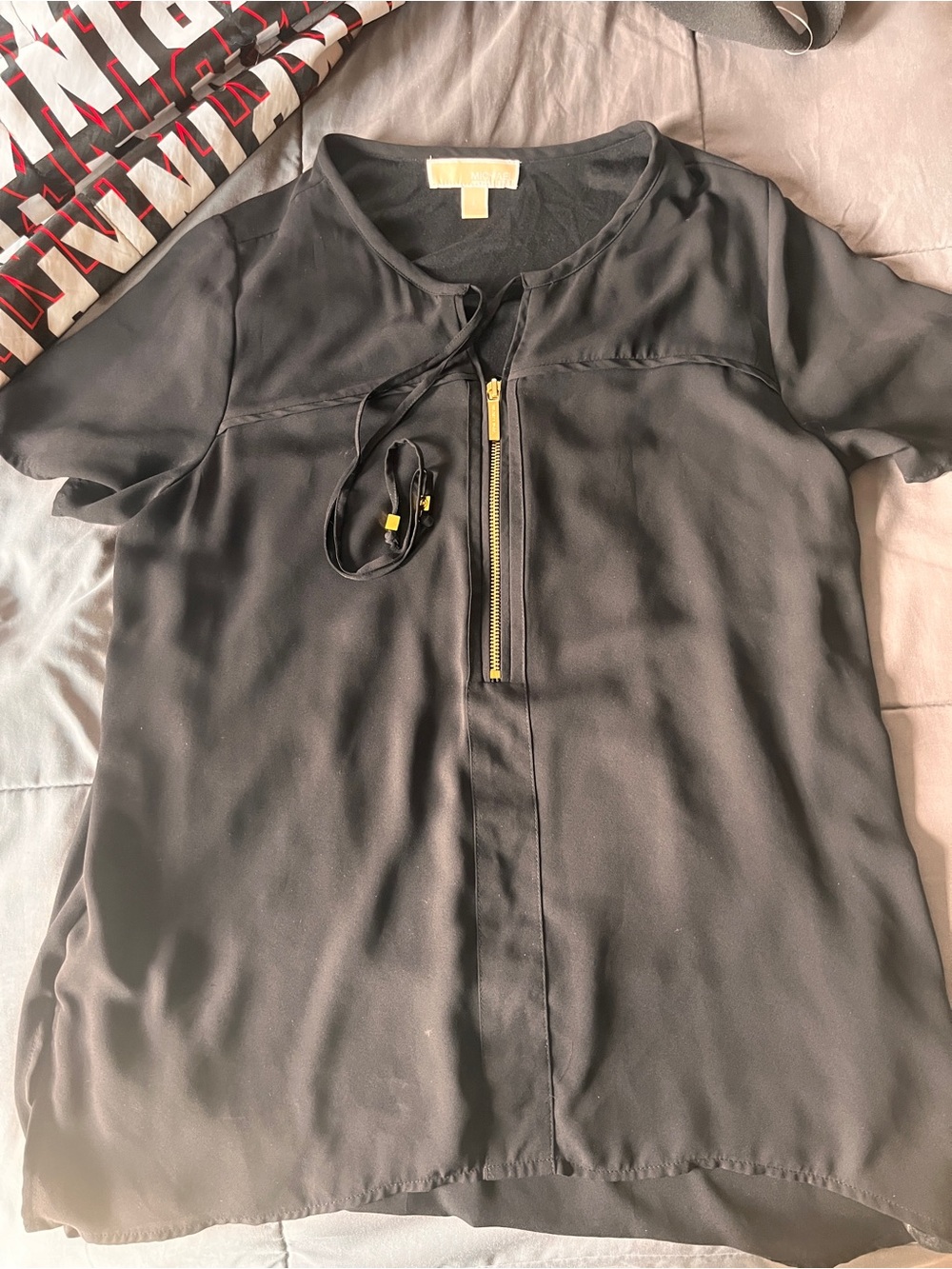 Women’s Michael kors long blouse with zipper detail